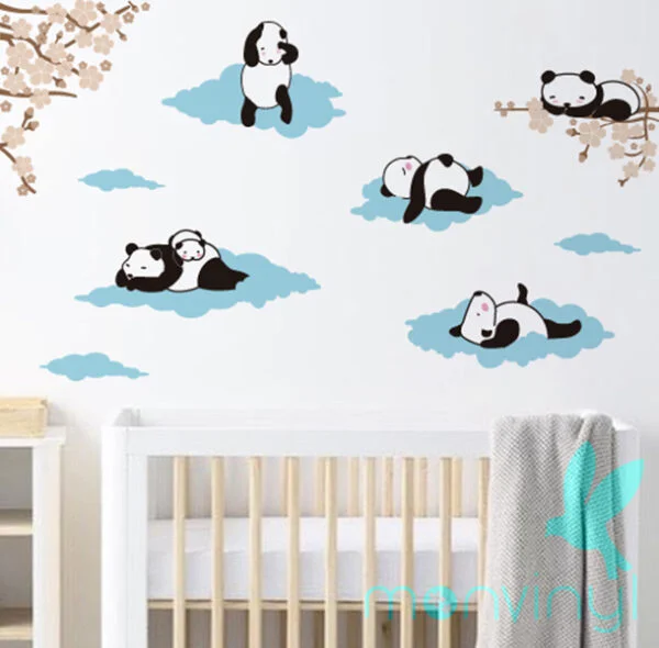 Pandas Durmiendo