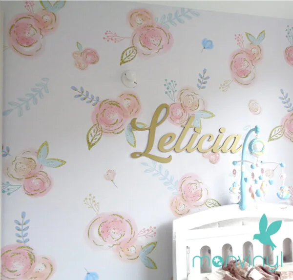 Flores Mural Nombre