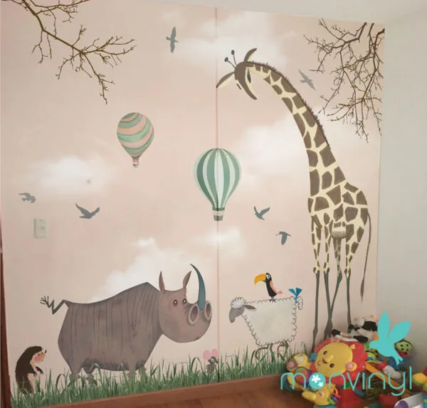 Jirafa y Animales